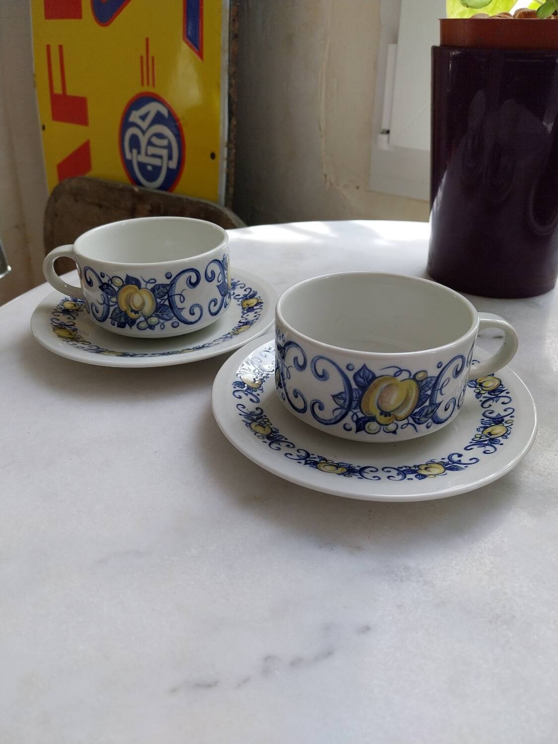 Paire de tasses Cadiz