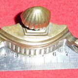 45 Triangular fixing tips for stair mat bar. Bronze, 19th