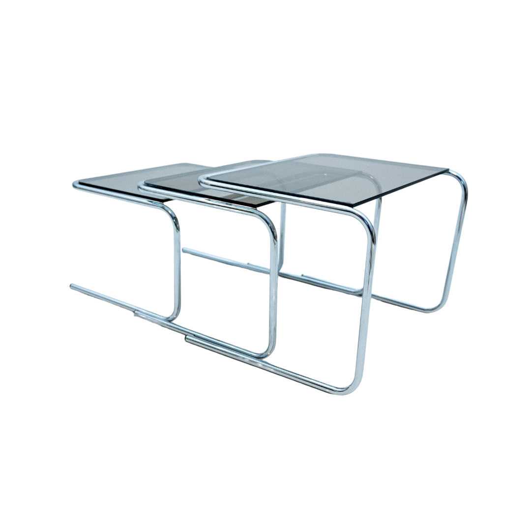 Tubular nesting tables