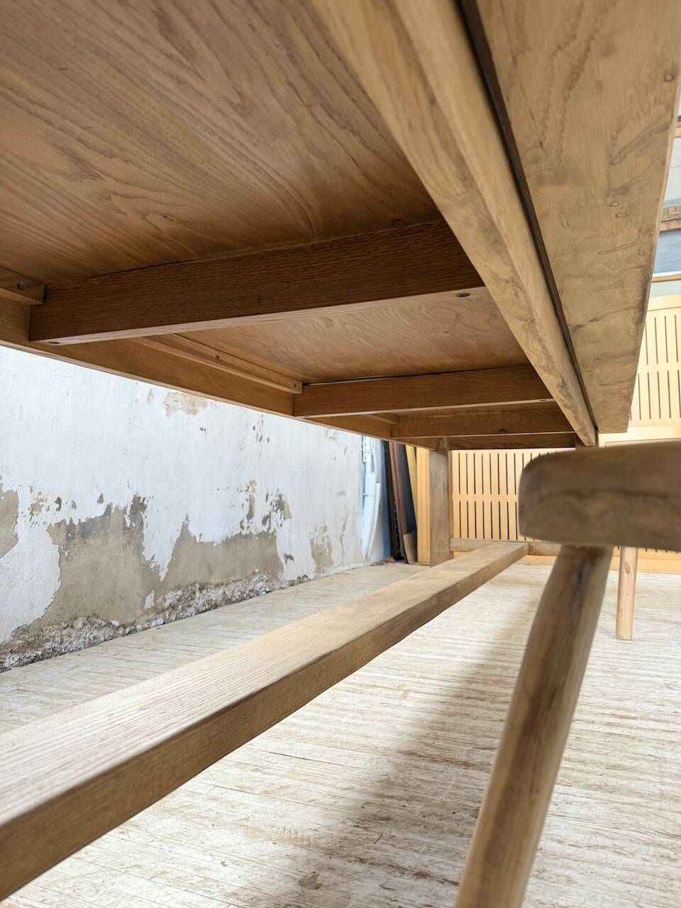 XXL solid oak farmhouse table 3.5m