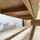 XXL solid oak farmhouse table 3.5m