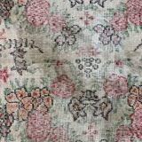 Vintage turkish rug 185x122 cm shabby distressed carpet medium