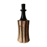 Large brutalist table lamp by Lene Regius, Denmark, 1970s