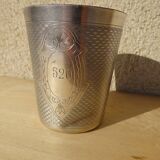 Silver-plated metal timbale Ercuis