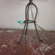 Metal and rope lamp 1950