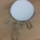 Miroir barbier double face grossissant rond