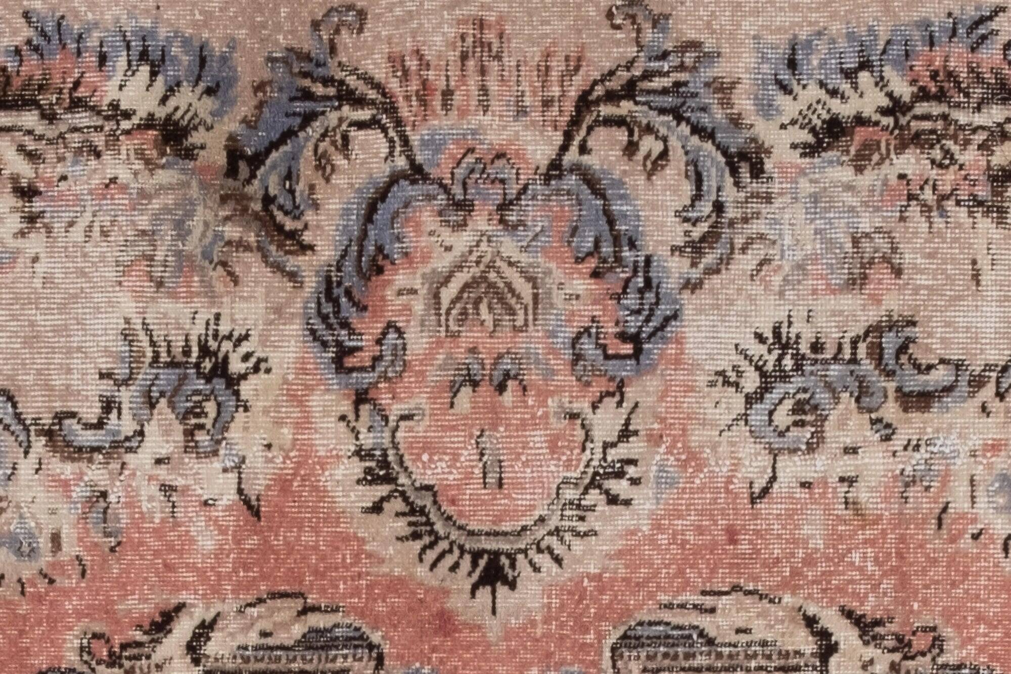 Vintage Turkish handmade rug 205x326 cm