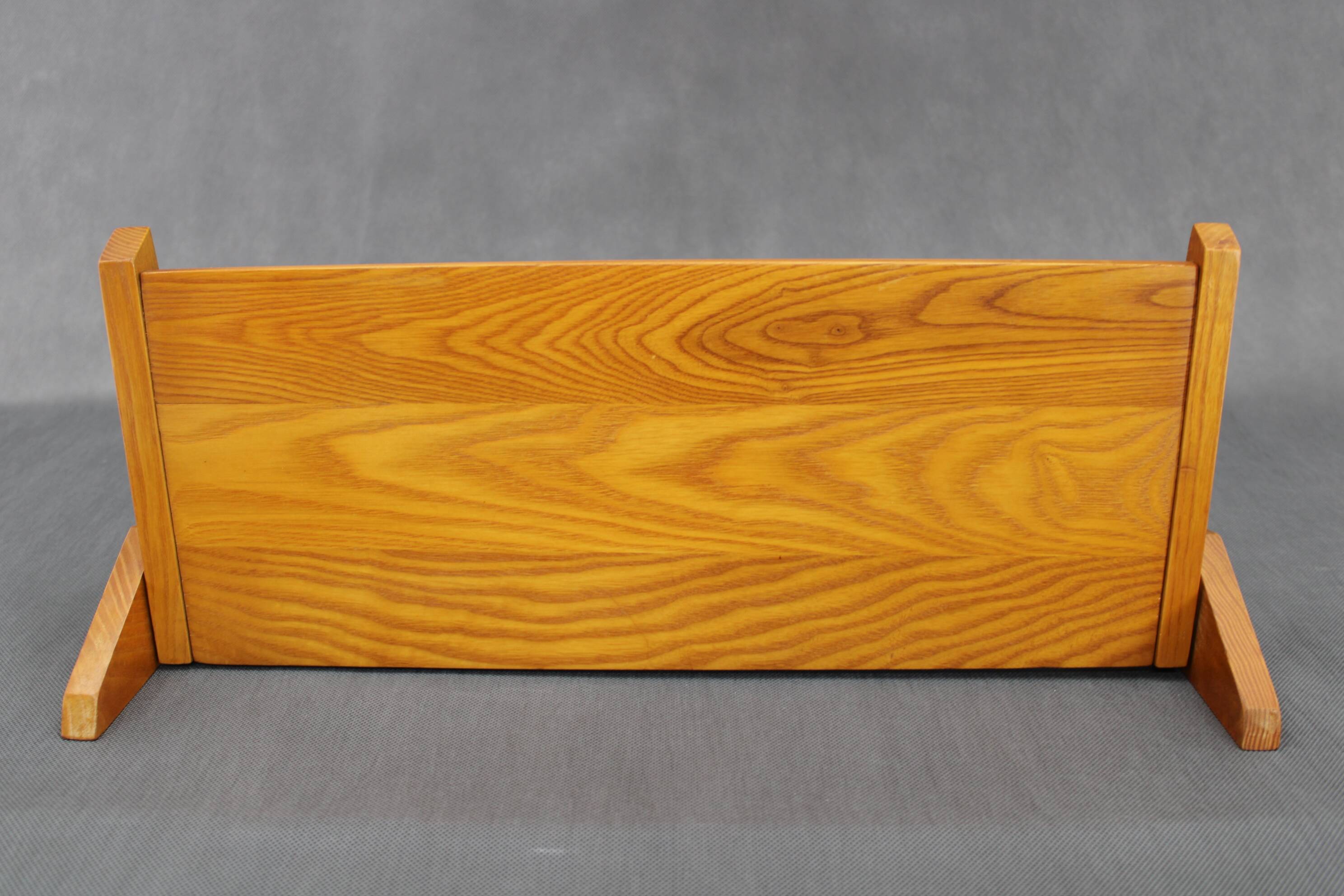 Étagère pliante en chêne des années 1960 par ULUV, Tchécoslovaquie