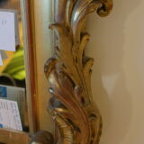 Mirror gilded plaster and stucco19th back boards in Paris 115x165cm