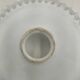 Opaline glass pendant light