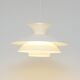 White Scandinavian lamp, 1970s