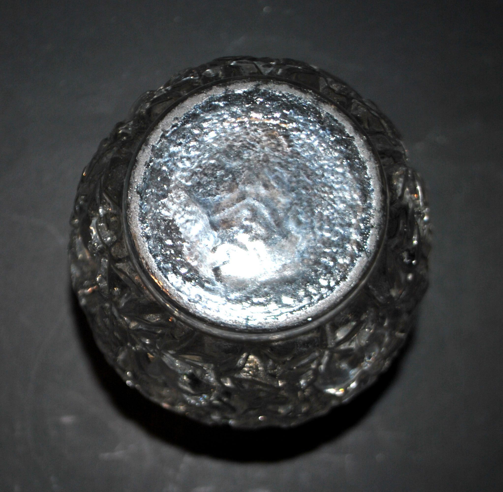 R. Lalique Art Deco vase Bagatelle bird sparrow unsigned 1939