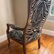 Zebra armchair