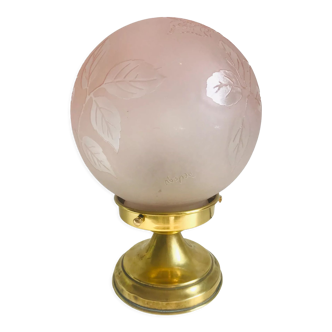 Deveau vintage globe table lamp