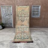 Colorful Boujad Moroccan rug - 296 x 98 cm