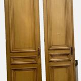 Lot de deux portes simple face en sapin massif XIX siècle