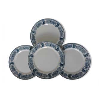 4 vintage dinner plates from CM&C, Massena model 220604