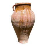 Ancient terracotta pottery jar