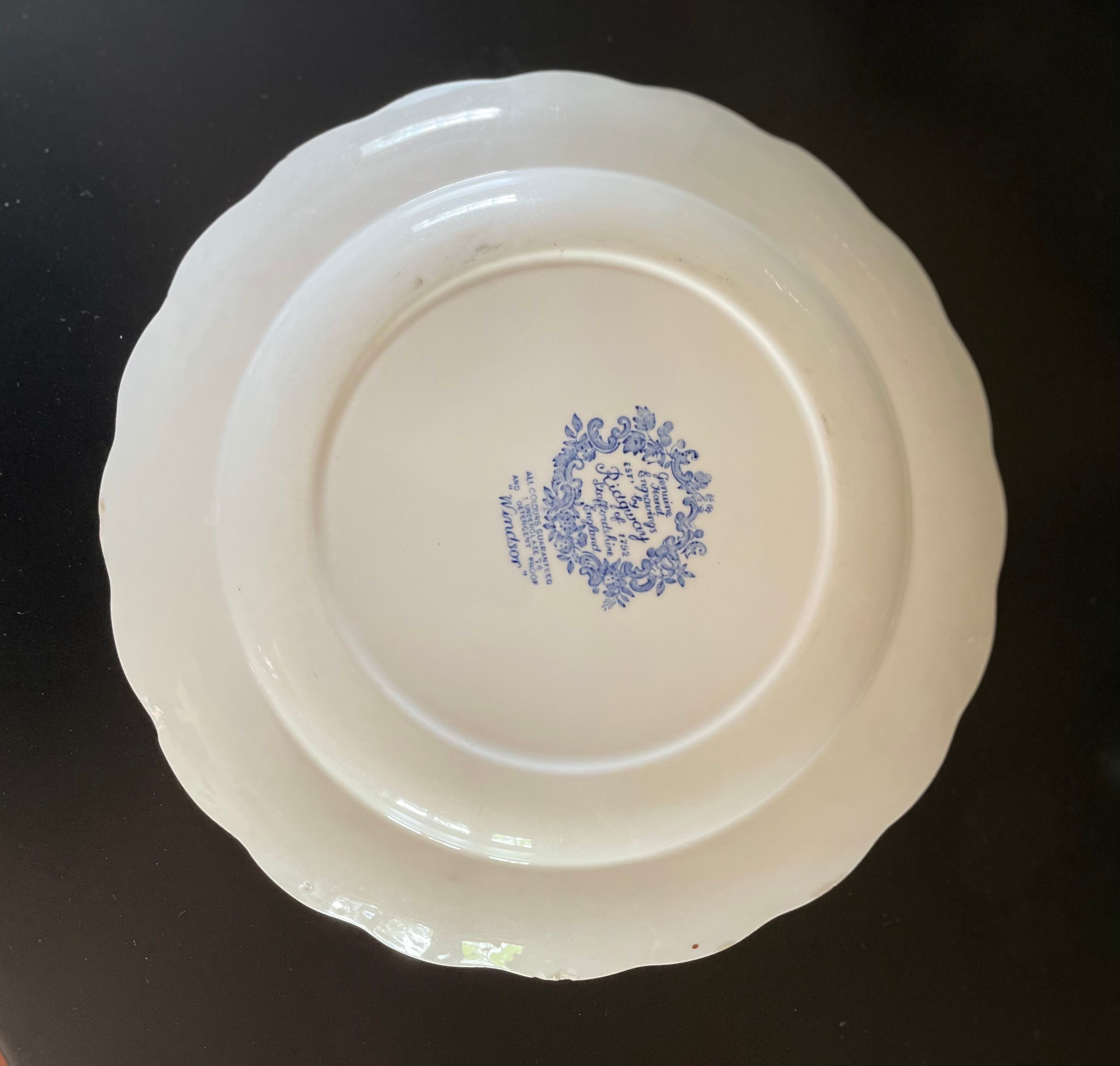 Vintage plate Villeroy and Boch Model Fasan