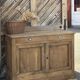 Renovated antique buffet in raw solid oak