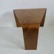 Table basse scandinave en bois cintré années 70