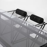 Tesi table & six Seconda 602 chairs by Mario Botta, edit by Alias