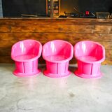 Pink Popptorp armchair, Ikea 90s