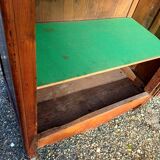 Armoire 19 ème en noyer 2 portes 2 tiroirs