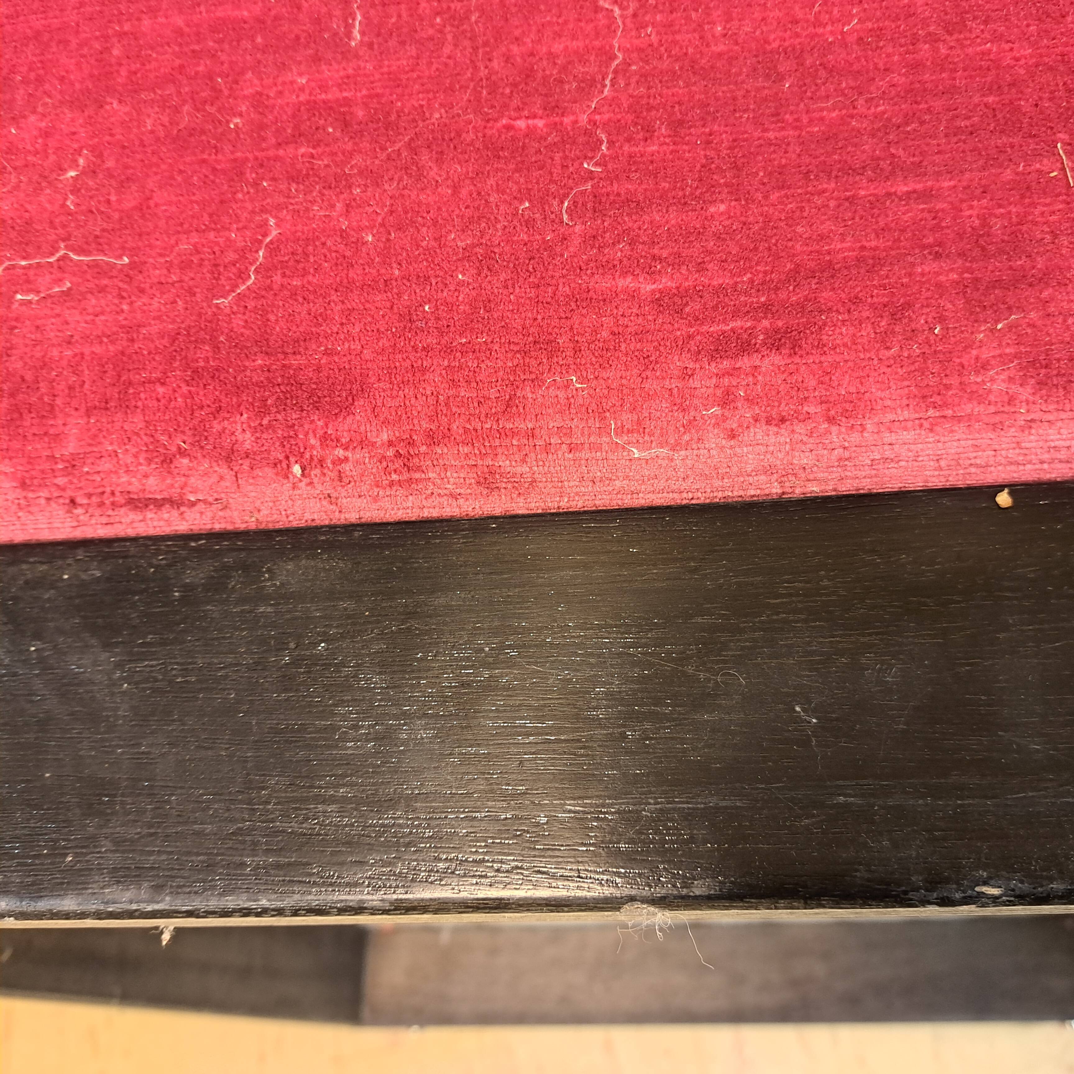 Vintage armchairs and pouf