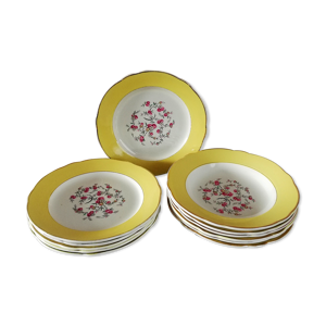 Service de 12 assiettes