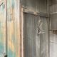 5-door cloakroom in patinated wood