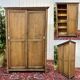 Oak wardrobe with sliding doors from the 1930s.
