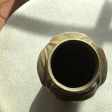 Vase grès signé
