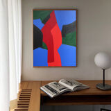 Original Klein Blue Abstract