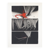 Emilio Scanavino, Composition, Colour Lithograph on Paper, 1970s