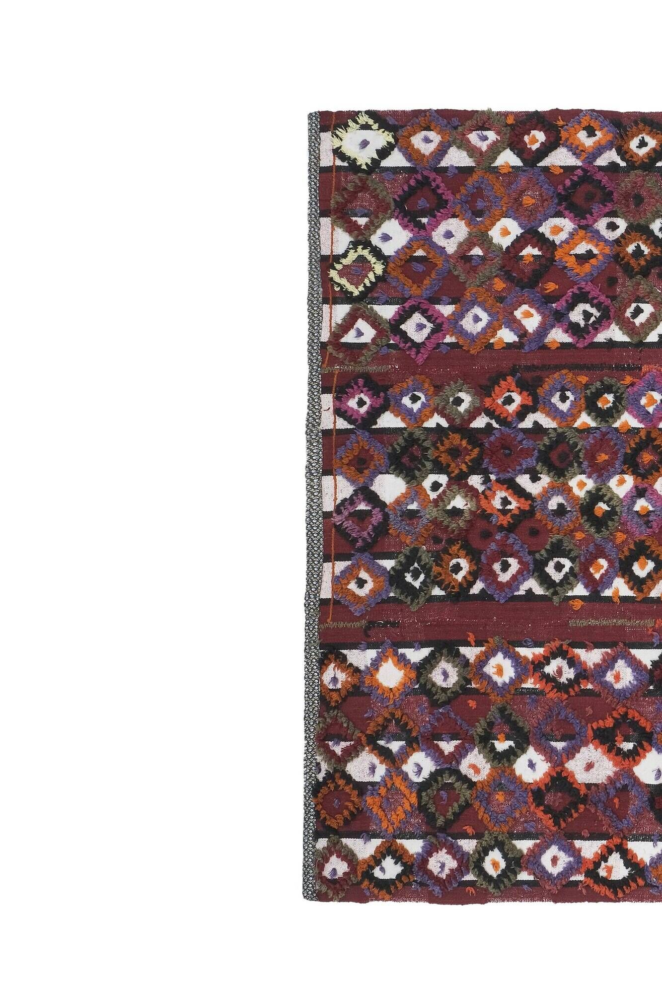 Vintage Turkish kilim, handwoven, 156x215 cm.