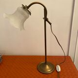 Antique tulip lamp