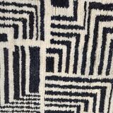 Handmade wool rug Morocco 3 x 2 m