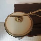 Lampe de billard en laiton et verre