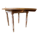 Oval oak extension table