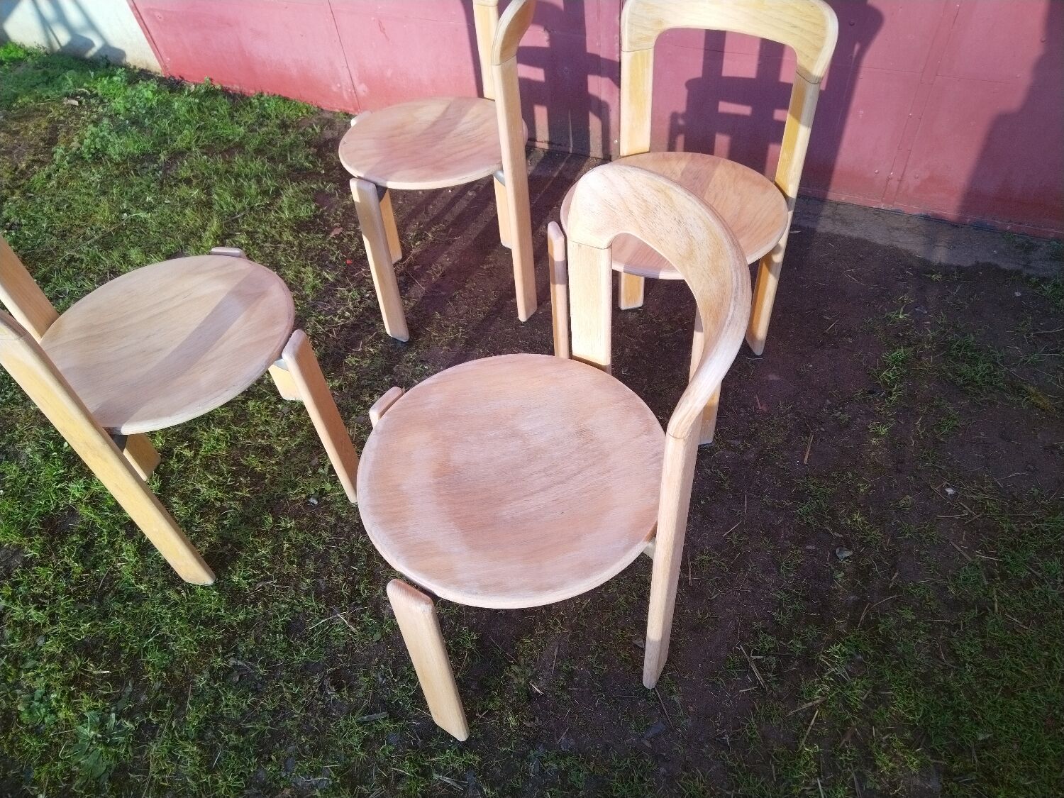 Living set with 4 chairs and a coffee table Bruno Rey