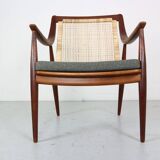 Peter Hvidt& Orla Mølgaard-Nielsen FD146 Cane Back Easy Chair, Denmark