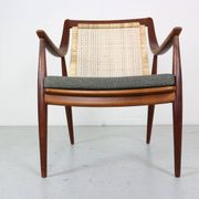 Peter Hvidt& Orla Mølgaard-Nielsen FD146 Cane Back Easy Chair, Denmark