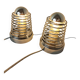 Pair of vintage spring wall lights