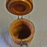 Wood jar turned