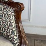 Louis XVI Basket Bench In Carved Beech On 7 Feet 18th Century