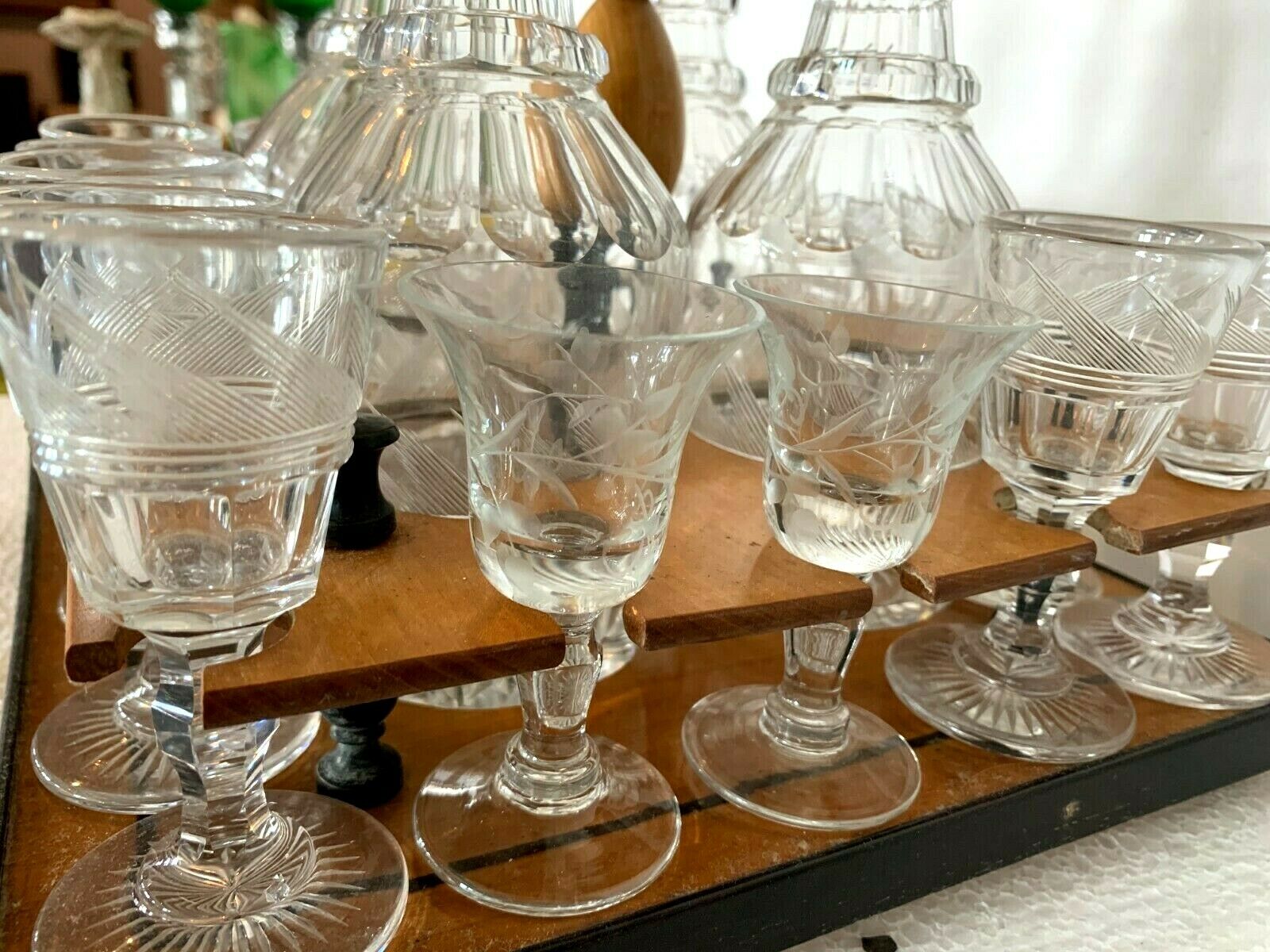 Cave has Charles X-style liqueur in 19th century lemon wood veneer