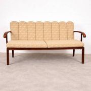 Dining room bench and armchair set, Vienna-Budapest, circa 1930.