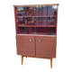 Vintage Scandinavian display cabinet bookshelf