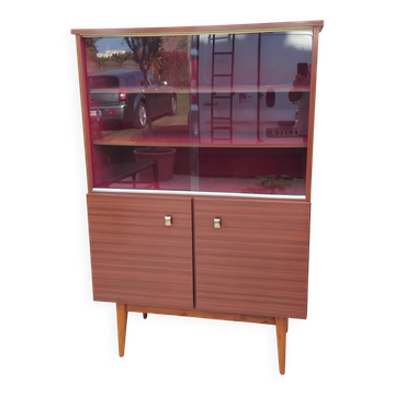 Meuble vitrine bibliothèque vintage scandinave